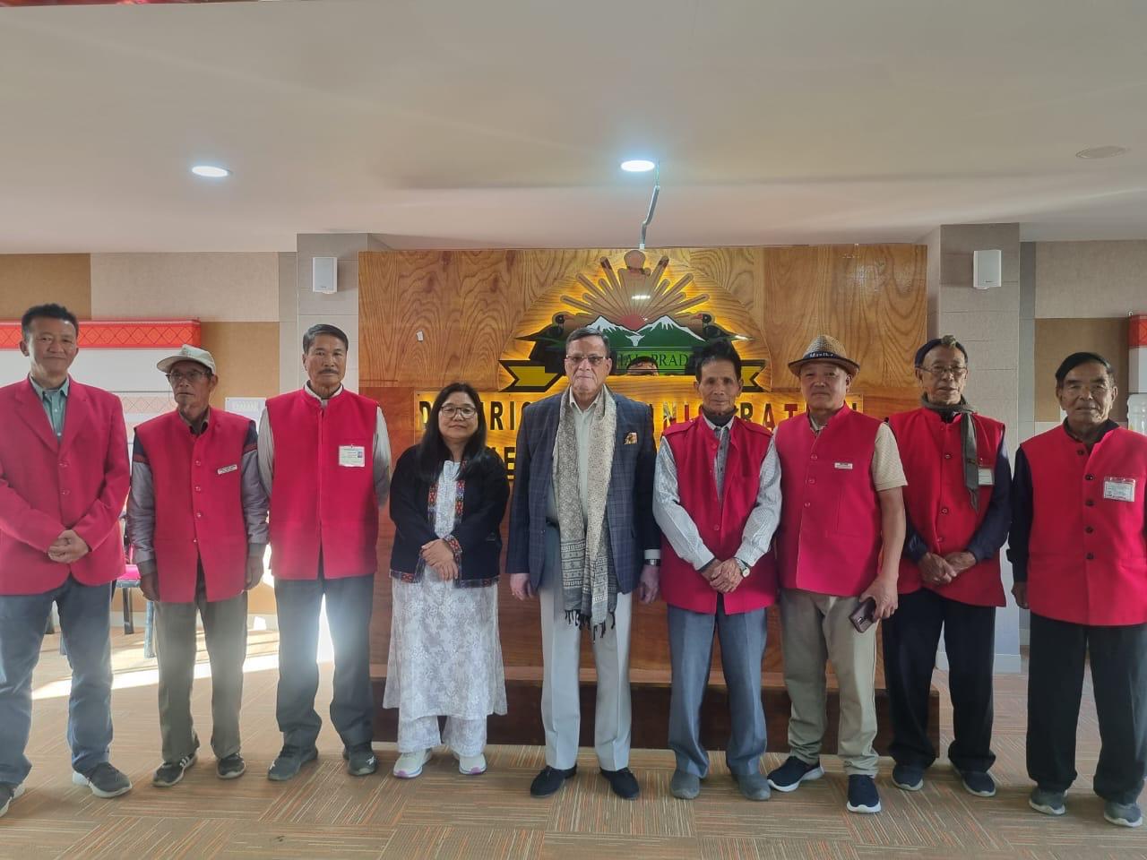 Visit of the Hon’ble Chairman APARC to Ziro, Lower Subansiri.